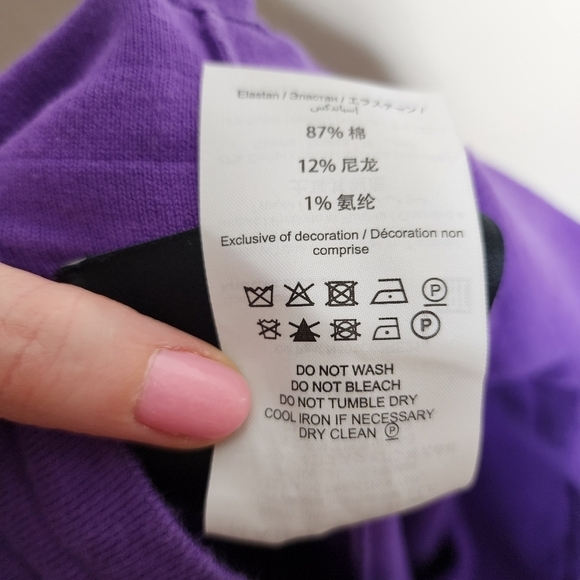 Marc Jacobs Purple Potion The Knit Sweatpants M - Picture 9 of 9